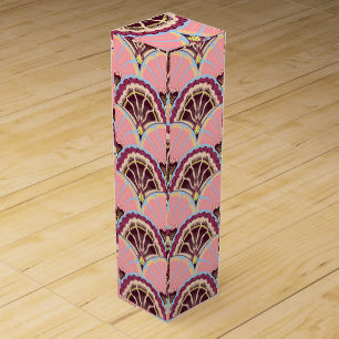 Pink Scallop Wine Gift Box