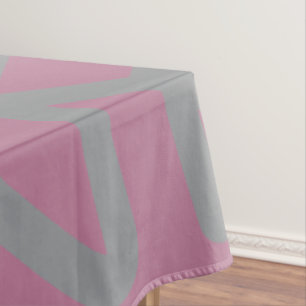 Pink Scandinavian Patterns Tablecloth