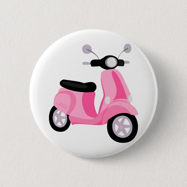 Pink Scooter Button (Front)