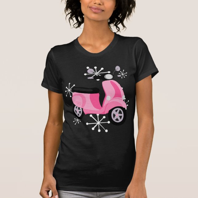 Pink Scooter T-Shirt (Front)