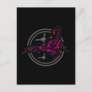 Pink Scorpion Postcard