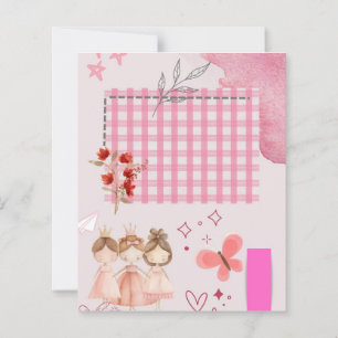 Pink scrapbook paper