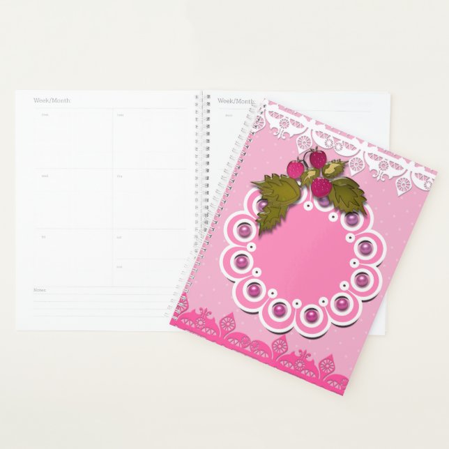 Pink scrapbooking planner (Display)