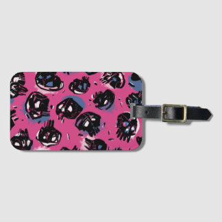 Pink scull emo Accessories Travel Accessories Luggage Tag