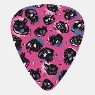 Pink scull emo Sports Toys & Games Toys & Games Guitar Pick
