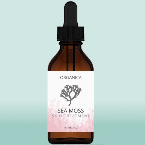Pink Sea Moss Skin Care Labels