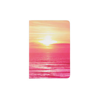 Pink Sea Passport Holder