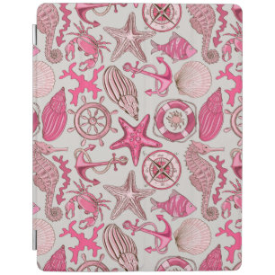Pink Sea Pattern iPad Smart Cover