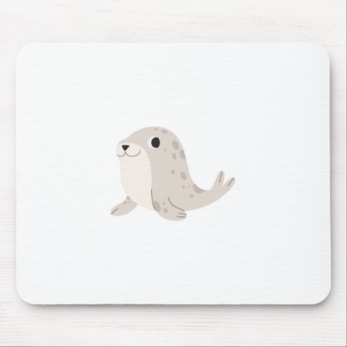 Pink seals mouse pad