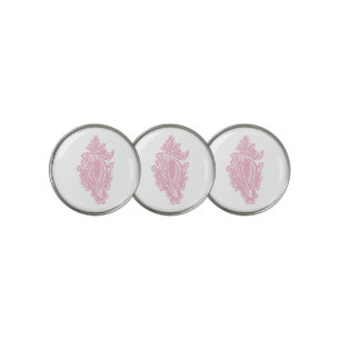 Pink Seashells Golf Ball Marker