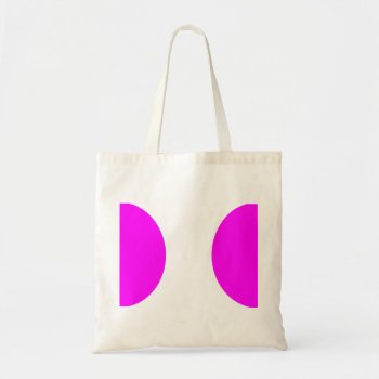 Pink Semicircles Tote Bag by freepaganpages at Zazzle