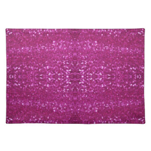 pink sequins placemat