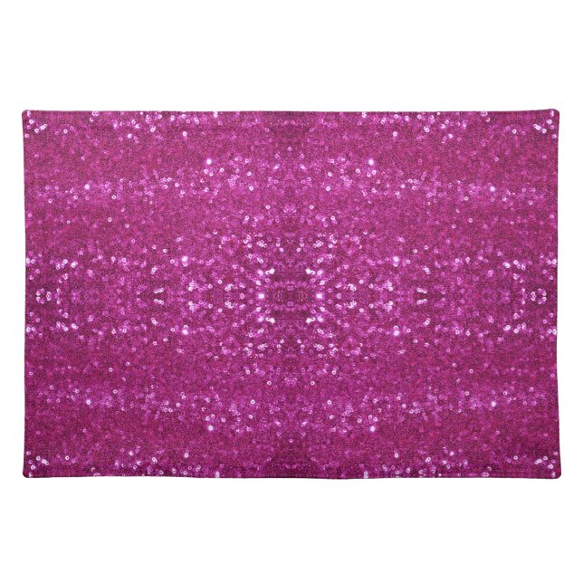 pink sequins placemat (Front)
