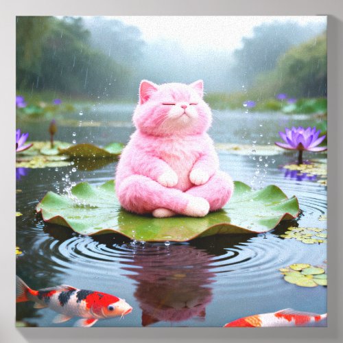 Pink Serenity 001 Canvas Photo Tile