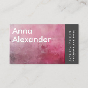 Pink Serenity Design 1 Business Card