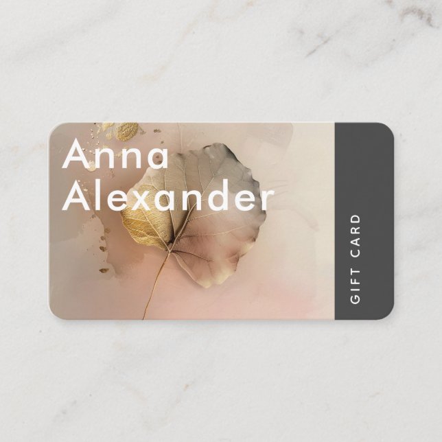 Pink Serenity Design 3 Gift Card (Front)