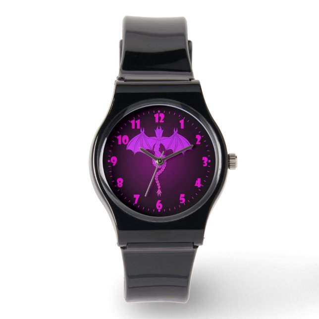 Pink Serpent Dragon Watch (Front)