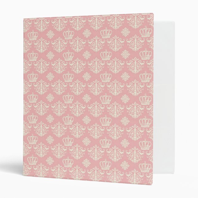 Pink Shabby Chick 1" Ring Avery Signature Binder (Front/Inside)