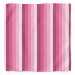Pink shadow stripes bandana