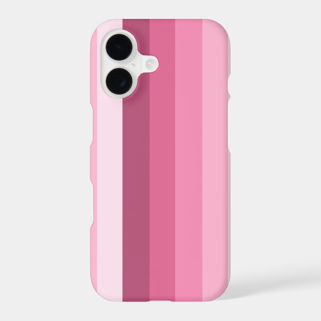 Pink shadow stripes Case-Mate iPhone case (Back)