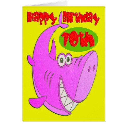 Pink Shark Tenth Birthday