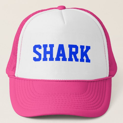 Pink Shark Trucker Hat