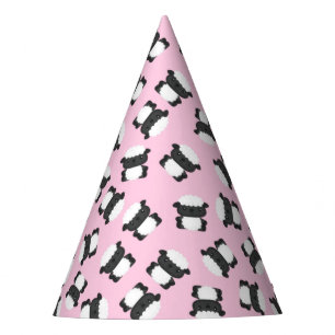 Pink Sheep Birthday Party Party Hat