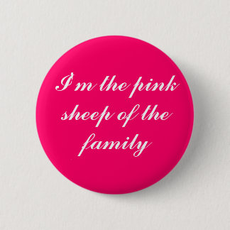 pink sheep button