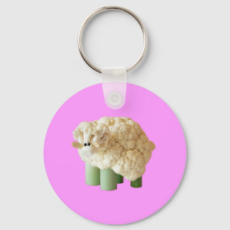 Pink sheep key chain