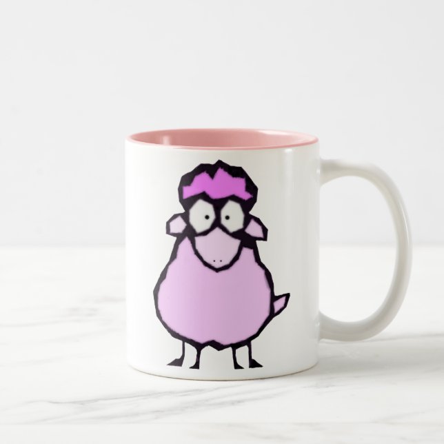 Pink Sheep Mug (Right)