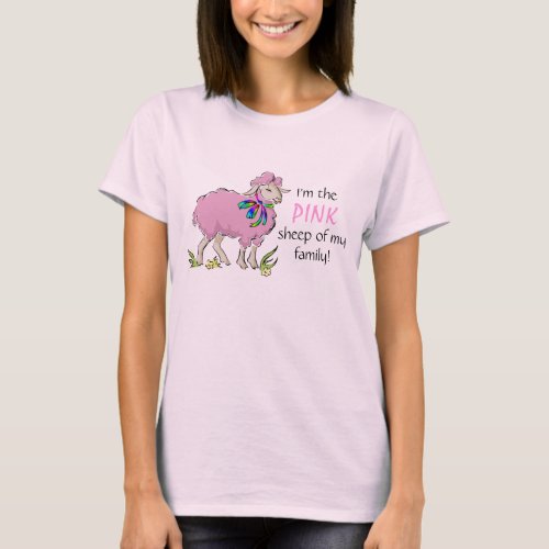 Pink Sheep of the Family T_Shirt