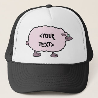 Pink Sheep, <YOUR TEXT> Trucker Hat