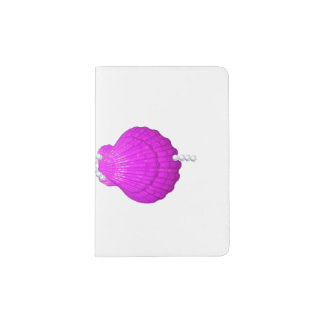 Pink Shells Passport Holder
