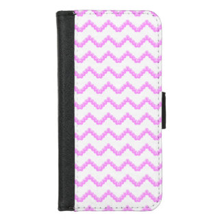 Pink shevron pattern iPhone 8/7 wallet case