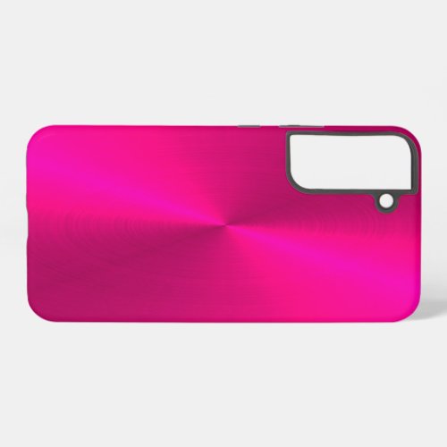 Pink shiny faux metal samsung galaxy case