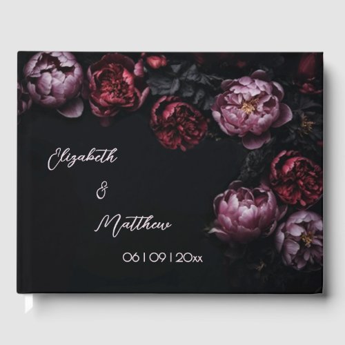 Pink Shiny Flower Black | Wedding