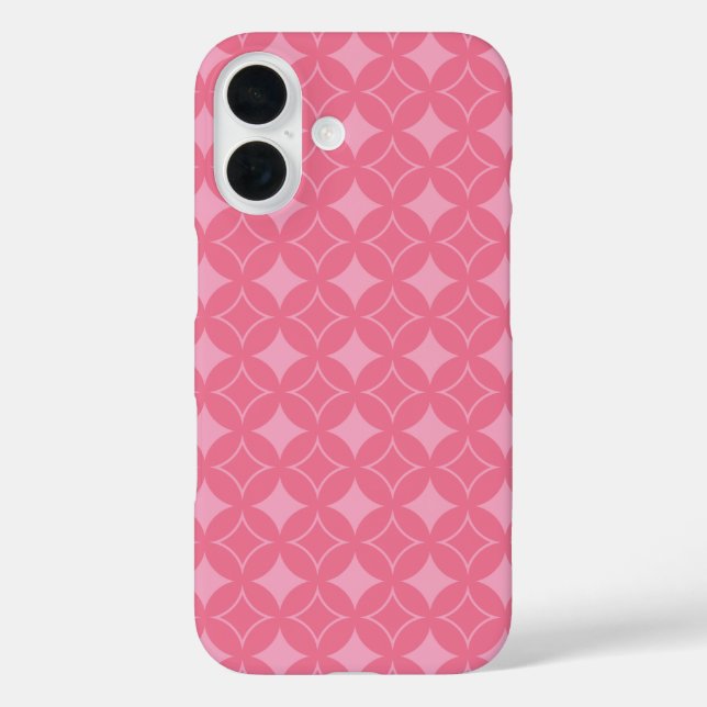 Pink shippo pattern Case-Mate iPhone case (Back)