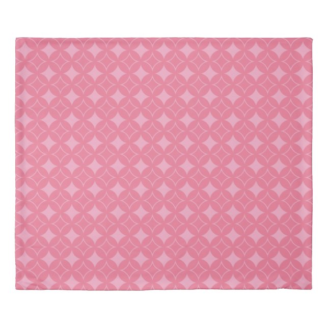 Pink shippo pattern duvet cover (Front)