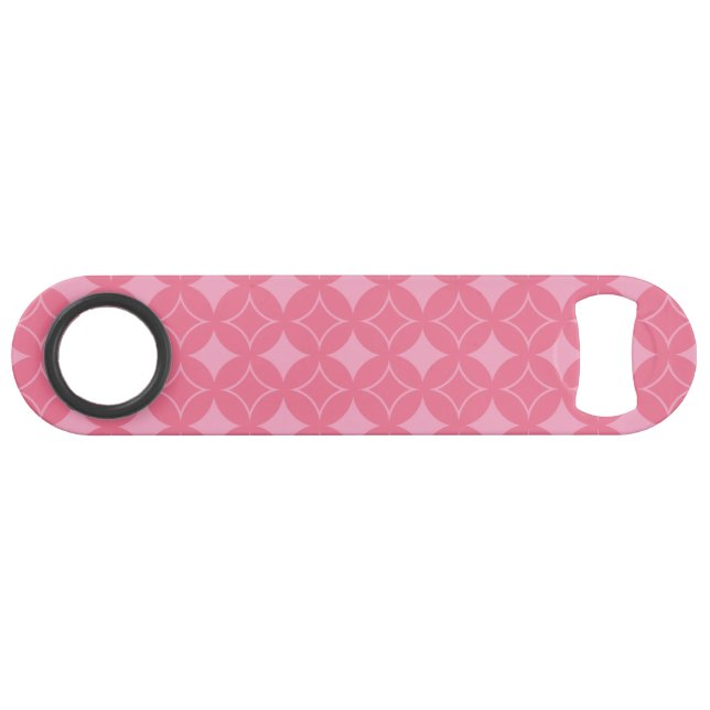 Pink shippo pattern speed bottle opener (Front (Horizontal))