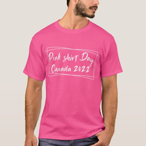 pink shirt day canada 2022