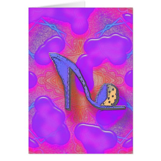 pink shoe cards (Front)