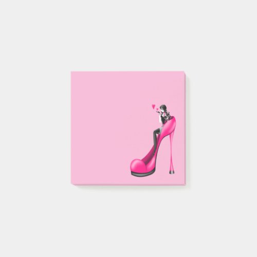 Pink shoe fashion diva Notes