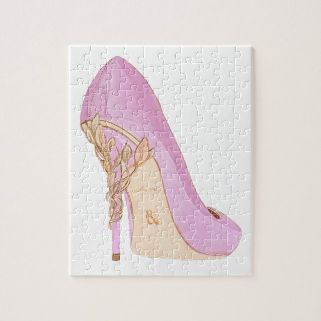 Pink Shoe Jigsaw Puzzle (Vertical)