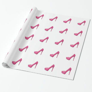 Pink Shoes Wrapping Paper, Pink Shoes Gift Wrap Designs