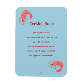 Pink Shrimp Cocktail Sauce Recipe Flexible Magnet