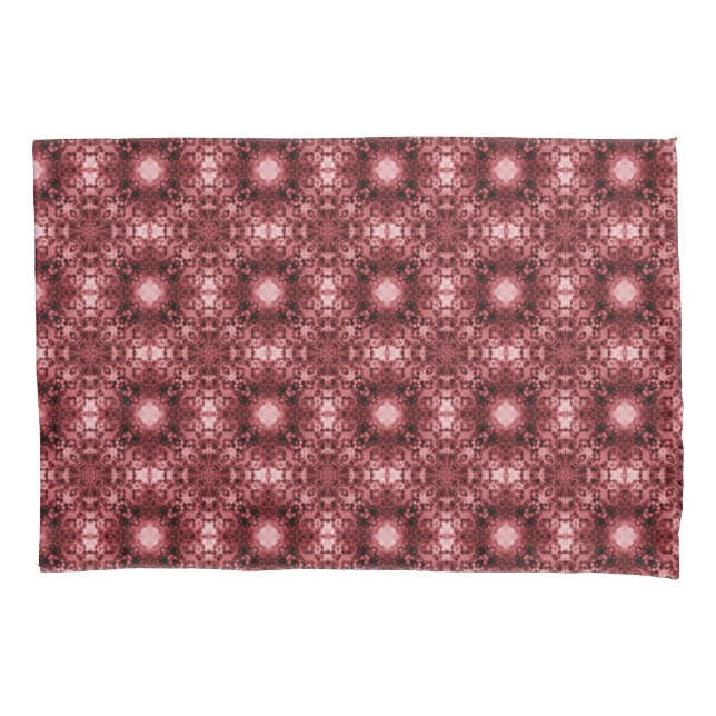 Pink Signature Goth Patterned Pillow Case (Front)