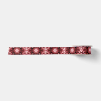 Pink Signature Goth Patterned Ribbon