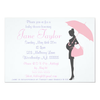 Silhouette Baby Shower Invitations 3