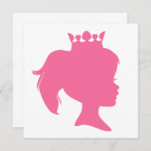 Pink Silhouette Princess T-shirts and Gifts (Front/Back)