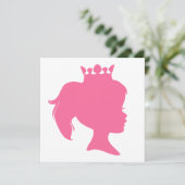 Pink Silhouette Princess T-shirts and Gifts (Standing Front)